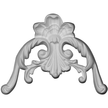 Ekena Millwork 4 3/4"W x 5 7/8"H x 3/4"P Shell Onlay ONL05X06X01SH